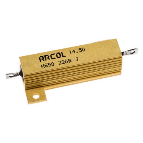 HS 50W 324R F HEATSINK RESISTOR 1% 